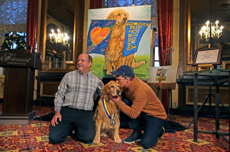 Spencer the ‘Iconic’ Boston Marathon Dog Dies After Years of Delighting Athletes