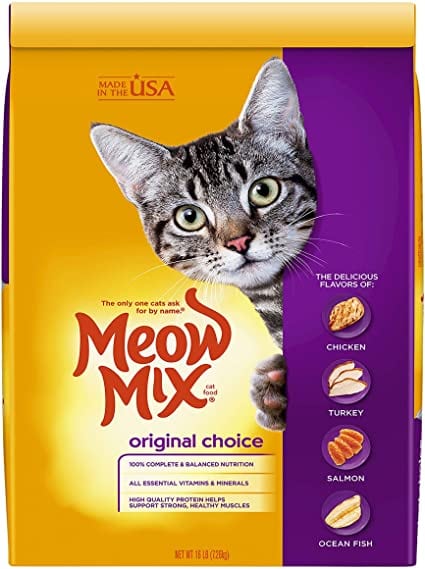 Pet Food Recall: 2021 Limited Recall of Two Lots of Meow Mix® Original Choice Dry Cat Food